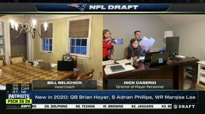 Screenshot of the NFL Draft