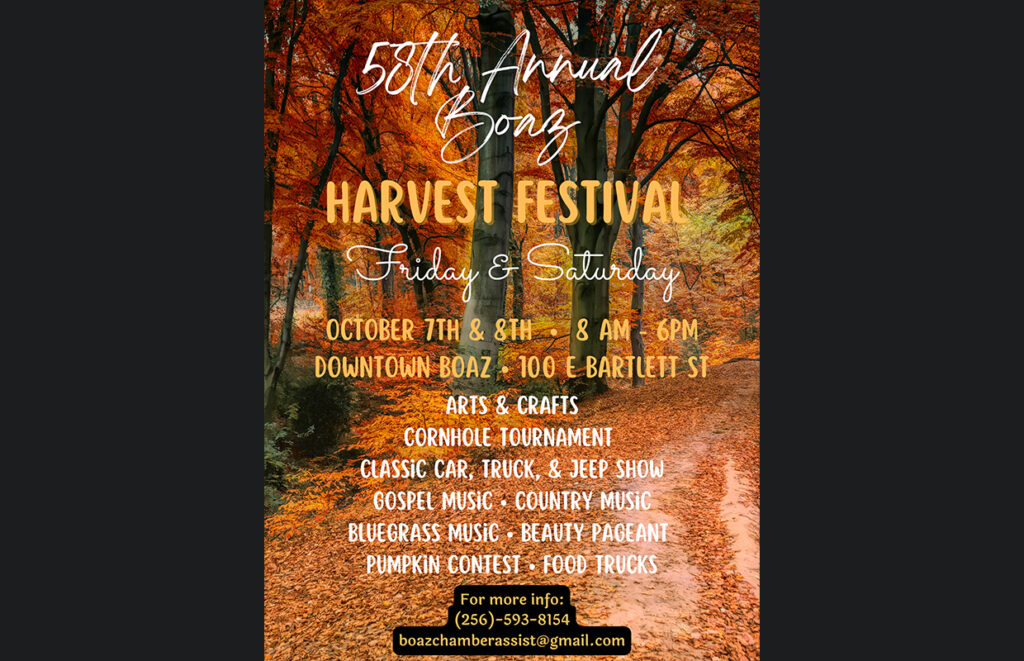 Boaz falls into autumn with Harvest Festival 256 Today