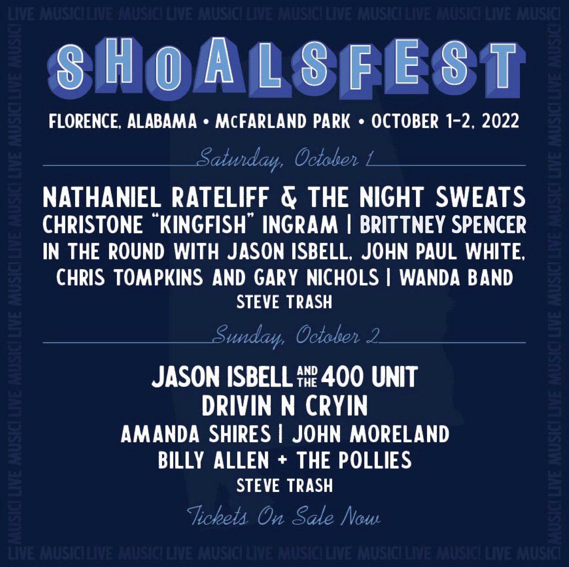 Annual Shoals Fest Where the performers sing and so does the river