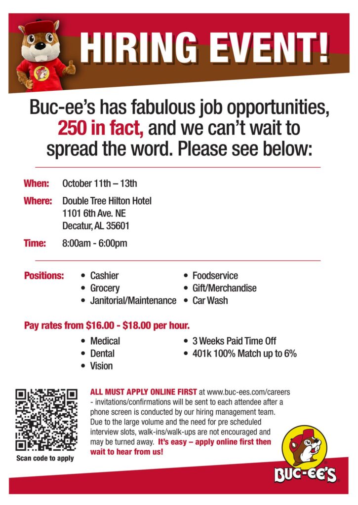 athens-buc-ee-s-hosting-3-day-hiring-event-in-decatur-256-today