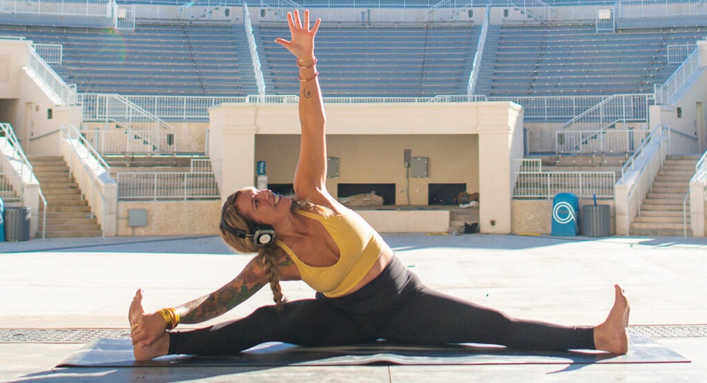 Ommm full immersion yoga at the Orion 256 Today