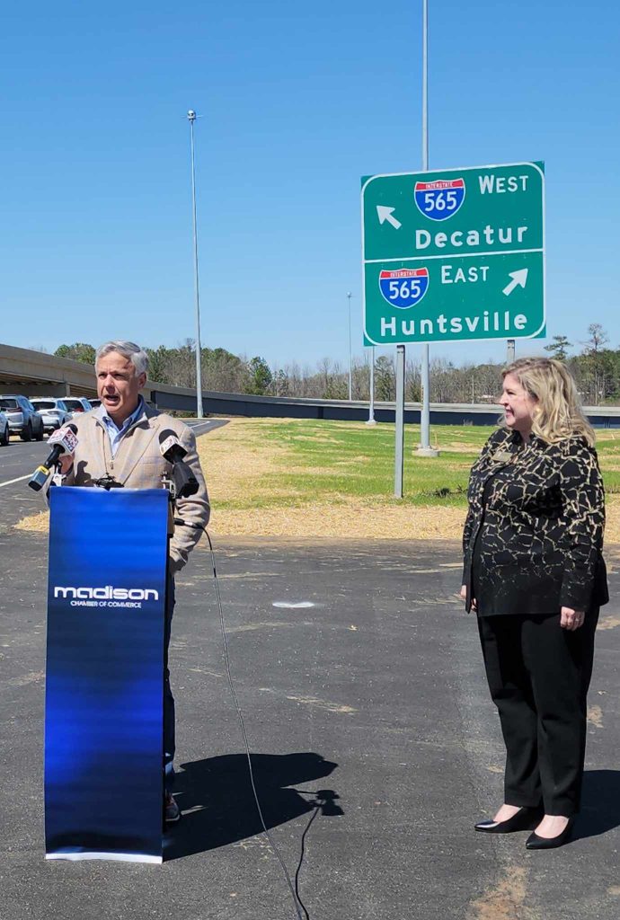 Westbound and down: I-565 overpass opens at Town Madison - 256 Today
