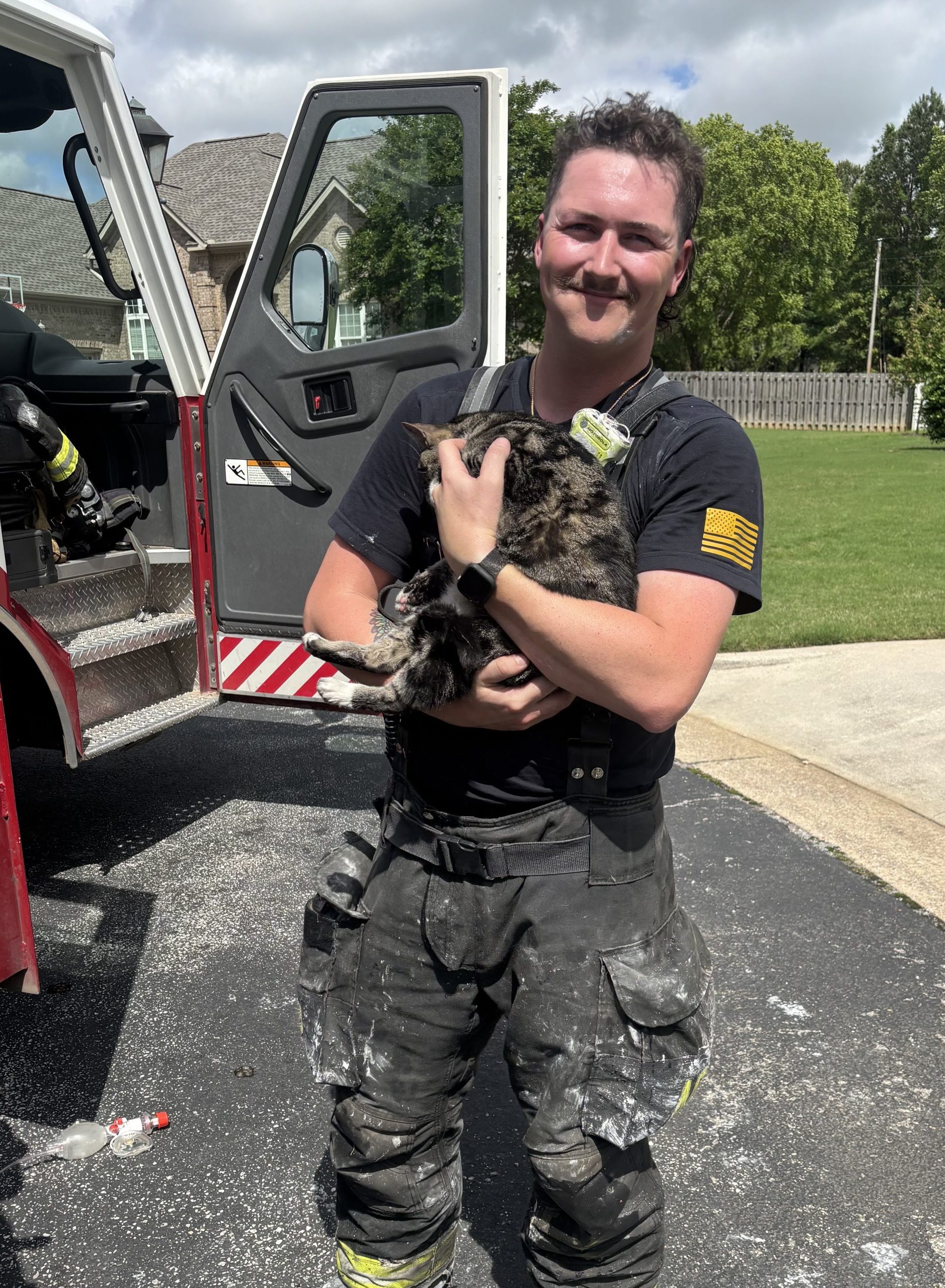 Athens firefighters rescue three cats in morning house fire - 256 Today