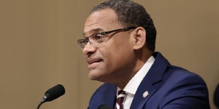 Alabama A&M University President Daniel K. Wims (pictured)testifying before Congress on agricultural security.