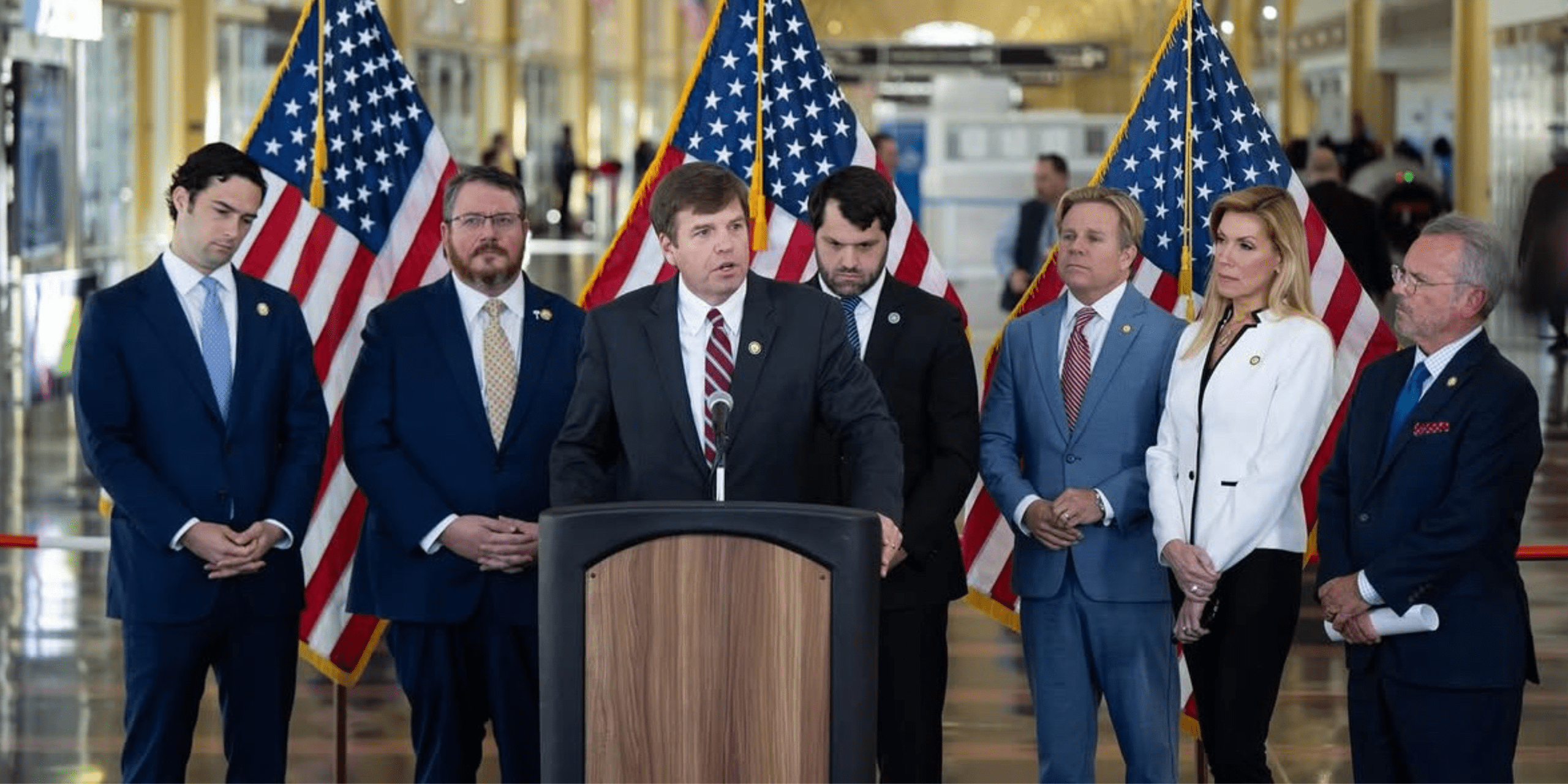 Rep. Strong Addresses Media