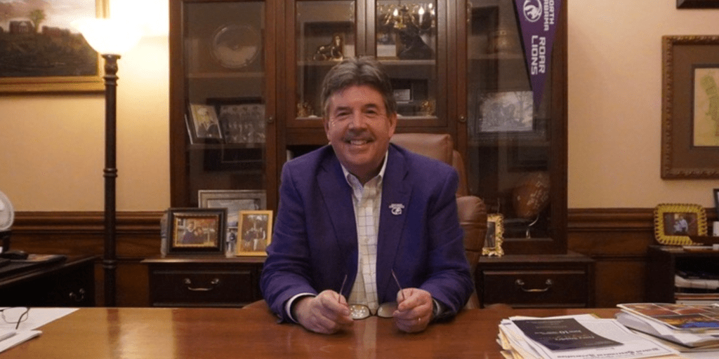 Dr. Kitts in Office